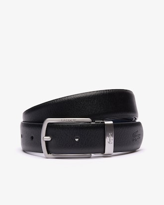 Estuche regalo de cintur&oacute;n de piel suave y 2 hebillas