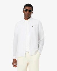 Camisa de lino de corte regular