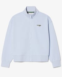 Sudadera con cremallera de corte holgado con insignia