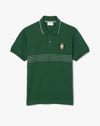 Polo de corte clásico L.12.12 con escudo bordado