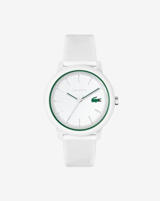 Reloj de hombre Lacoste.12.12 con correa de silicona blanca