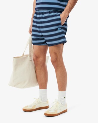 Short de baño de rayas