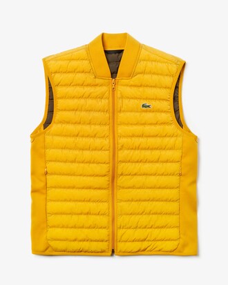 Chaleco acolchado ligero de hombre con cremallera plegable y combinable