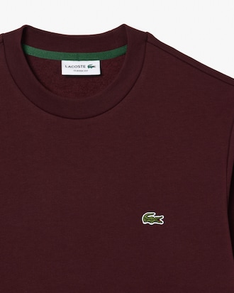 Sudadera de cuello redondo de felpa