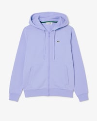 Sudadera con capucha de felpa con cremallera