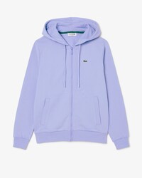 Sudadera con capucha de felpa con cremallera