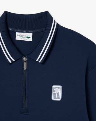 Sudadera de tenis con cremallera y cuello polo Heritage