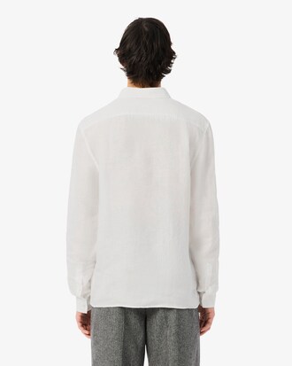 Camisa de lino de corte regular