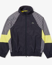 Chaqueta sudadera unisex Lacoste LIVE de patchwork