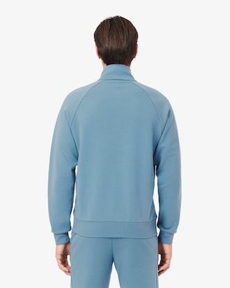 Sudadera con cremallera de punto jersey de doble cara