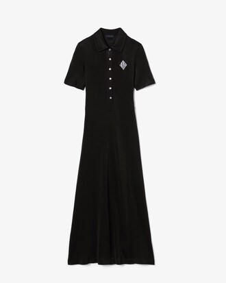 Vestido de piqué con cuello polo Runway