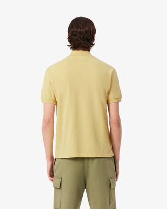 Polo jaspeado de corte cl&aacute;sico L.12.12