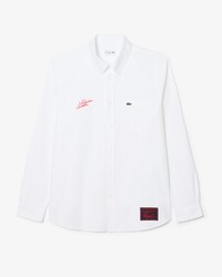 Camisa Oxford de corte regular Lacoste x Alpine