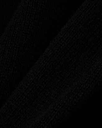 Chaqueta con cuello polo de punto 3D de lana cardada