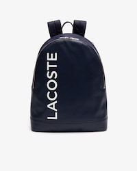 Mochila de hombre L.12.12 Signature en piel con cremallera