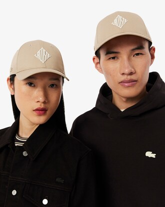 Gorra de sarga de algodón bordada