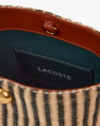 Bolso bucket de rafia Summer Pack peque&ntilde;o