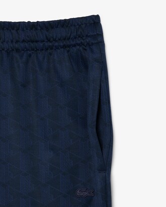 Pantal&oacute;n corto de jacquard con monograma de corte regular