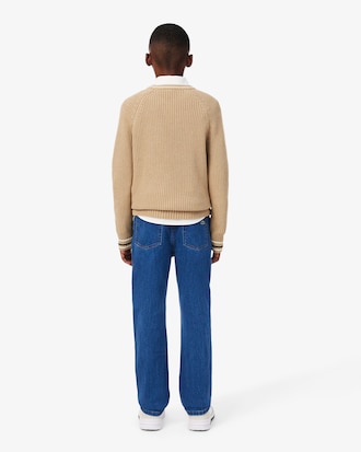 Pantal&oacute;n vaquero el&aacute;stico con cinco bolsillos