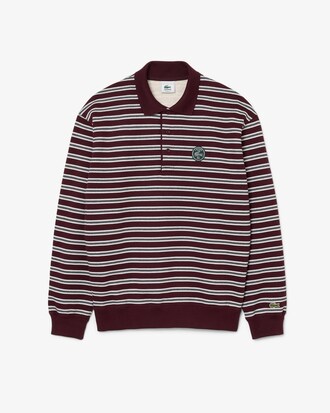 Sudadera con cuello polo inspirada en los archivos