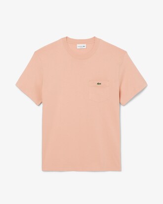 Camiseta de algodón con bolsillo en el pecho