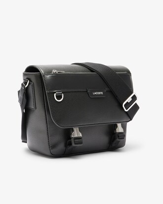 Bolsa con cierre de solapa Ossian de piel