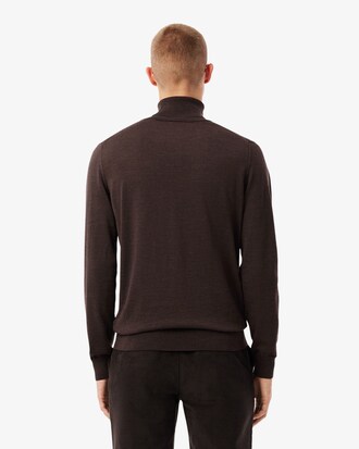 Jersey de cuello redondo de lana merino