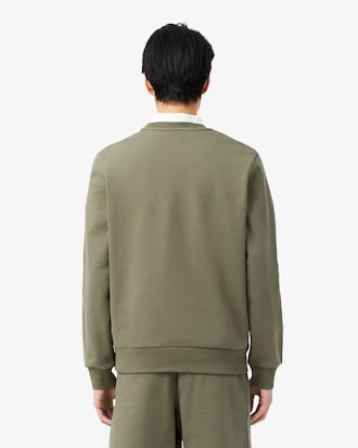 Sudadera de felpa con franja de rayas