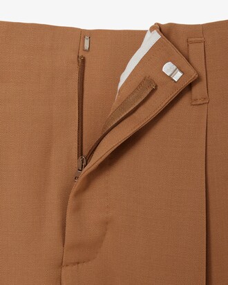 Pantal&oacute;n sastre de corte amplio de lana Runway