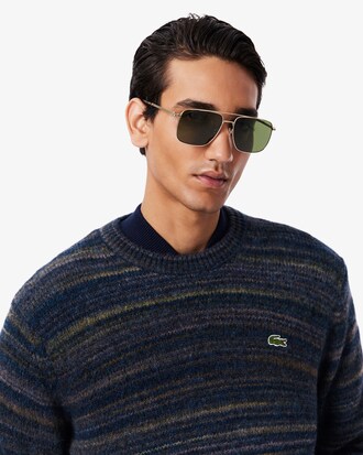 Jersey de lana de alpaca con efecto degradado