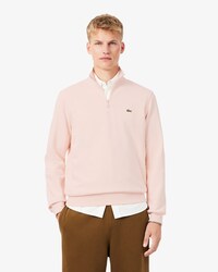 Sudadera de felpa de cuello alto con cremallera
