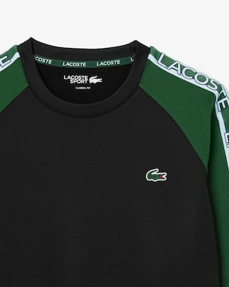Sudadera deportiva de rayas y con bloques de color