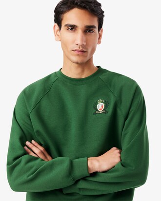 Sudadera con escudo bordado de fabricación francesa