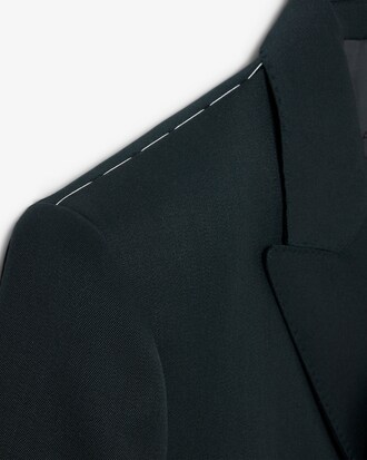 Blazer con cierre cruzado de lana ligera Runway