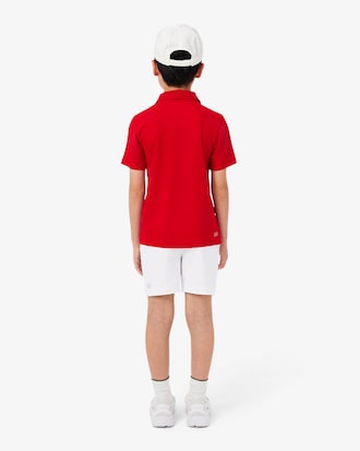 Pantal&oacute;n corto deportivo de tafet&aacute;n de rombos