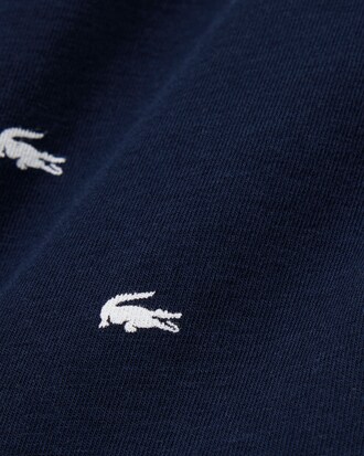 Pantal&oacute;n corto de pijama estampado de corte recto