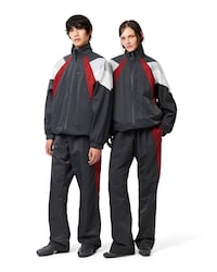 Pantal&oacute;n de ch&aacute;ndal de rayas de corte holgado Runway