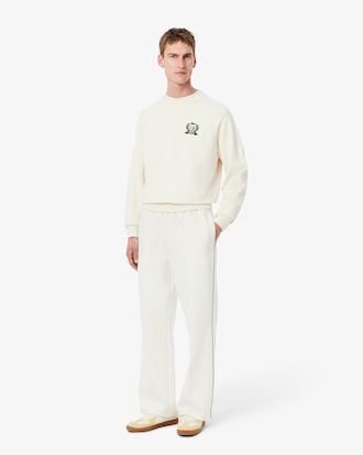 Pantalón de chándal de piqué de corte holgado