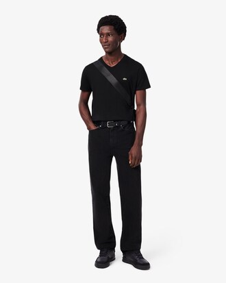 Camiseta de cuello de pico de algod&oacute;n pima ligero