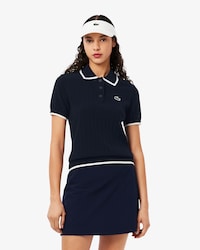 Jersey de golf de manga corta con cuello polo