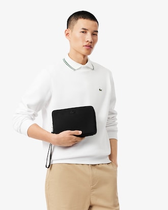 Bolso peque&ntilde;o con cremallera Chantaco de piel efecto piqu&eacute;