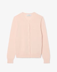 Chaqueta de punto de algod&oacute;n de punto de canal&eacute; 3D