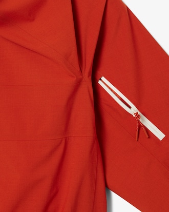 Chaqueta popover de tafet&aacute;n t&eacute;cnico Runway