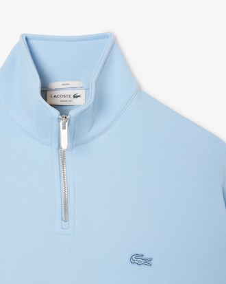 Sudadera de felpa gruesa con cremallera en el cuello