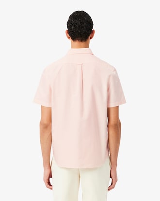Camisa Oxford de corte regular de manga corta
