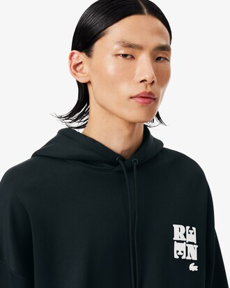 Sudadera con capucha con insignia Runway