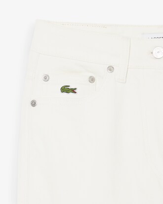 Pantal&oacute;n vaquero de corte recto y tiro alto