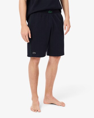 Pantalón corto loungewear de punto texturizado