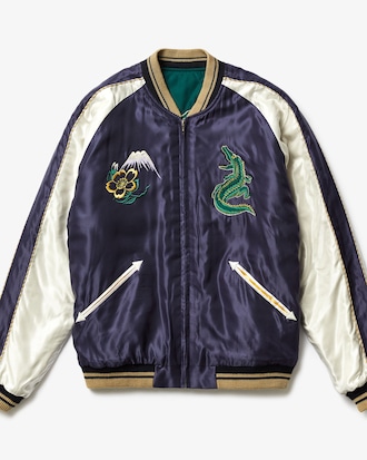 Chaqueta b&oacute;mber unisex Lacoste x Tailor Tokio reversible