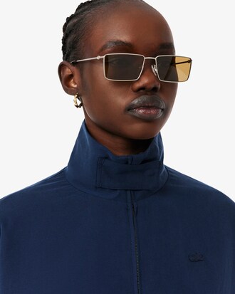 Chaqueta de ch&aacute;ndal oversized de mezcla de Lino